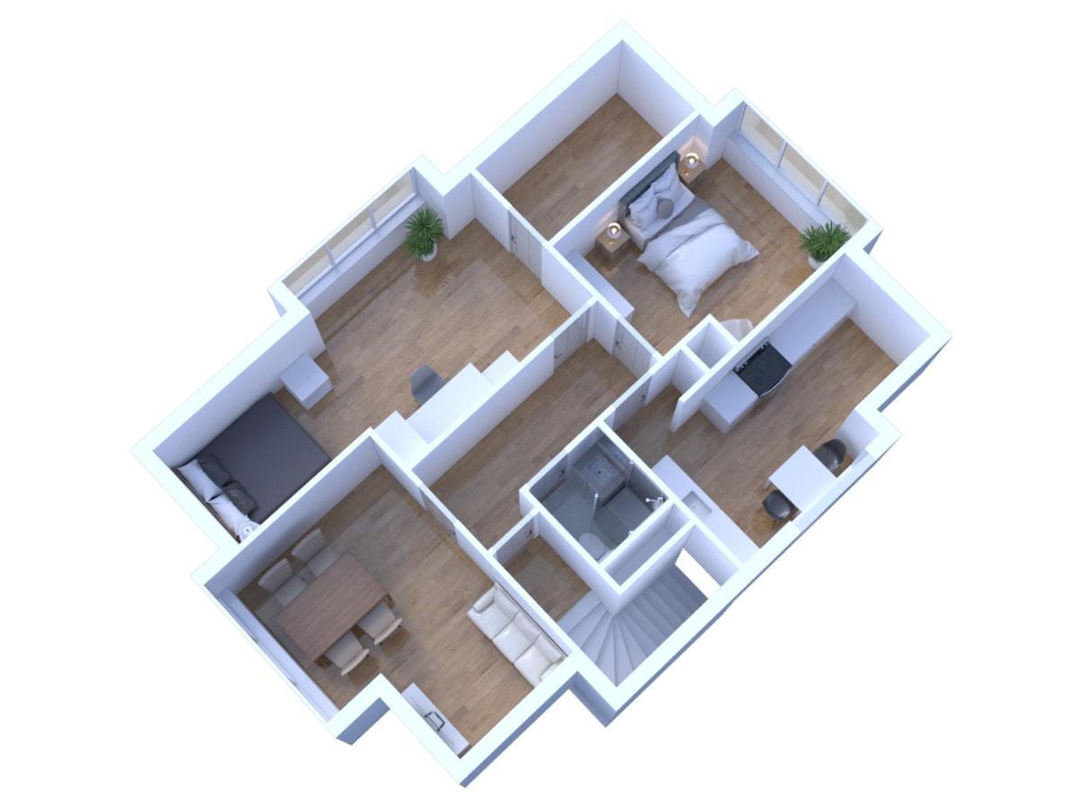 Schoenes City-Apartment Mit 2 Schlafzimmer, Parkplatz, Ruhig Und Hell, D46-Dg Oldenbourg Extérieur photo