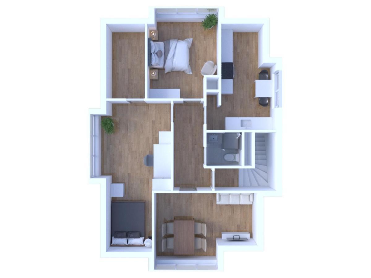 Schoenes City-Apartment Mit 2 Schlafzimmer, Parkplatz, Ruhig Und Hell, D46-Dg Oldenbourg Extérieur photo